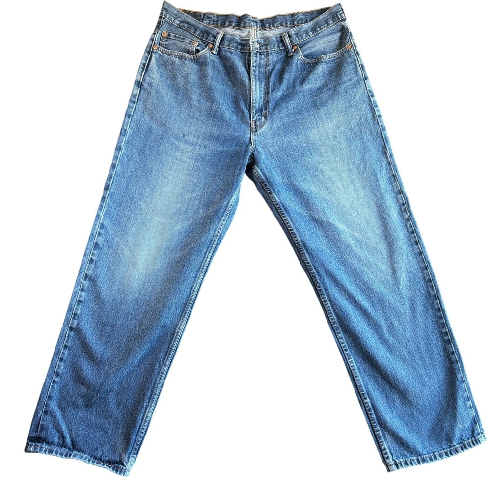 Levi's 550 Relaxed Fit Jeans Mens W40 L32 Medium Wash Denim Blue
